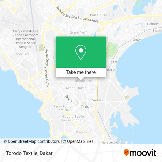 Torodo Textile map