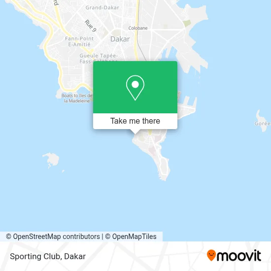 Sporting Club map