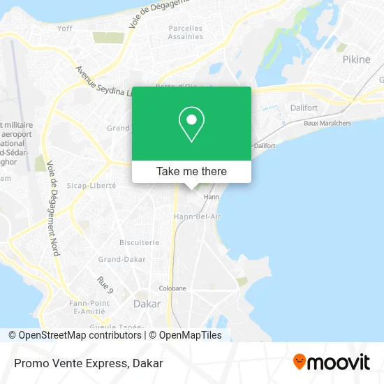 Promo Vente Express map