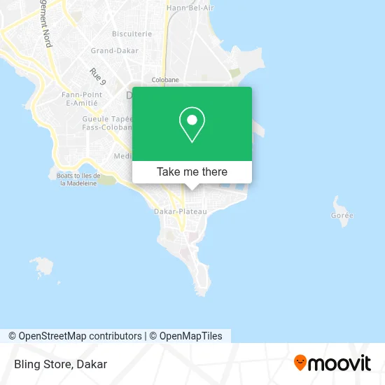 Bling Store map