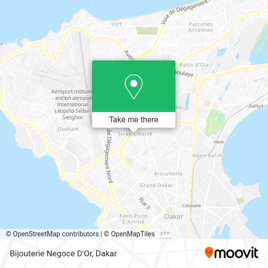 Bijouterie Negoce D'Or map