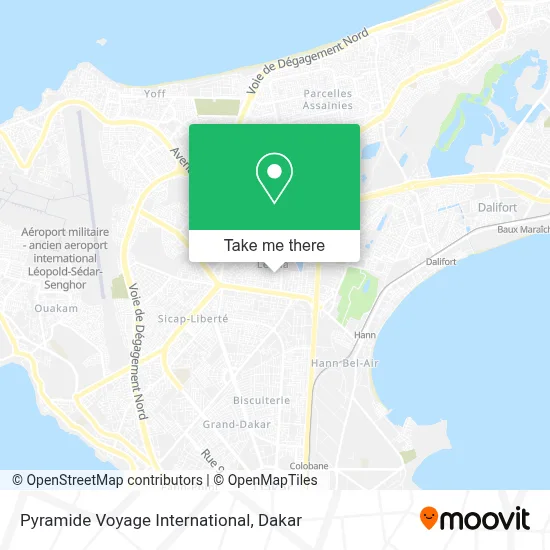 Pyramide Voyage International map