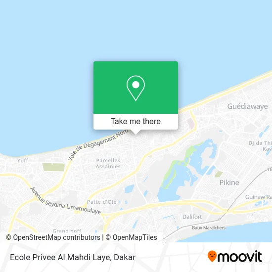 Ecole Privee Al Mahdi Laye map