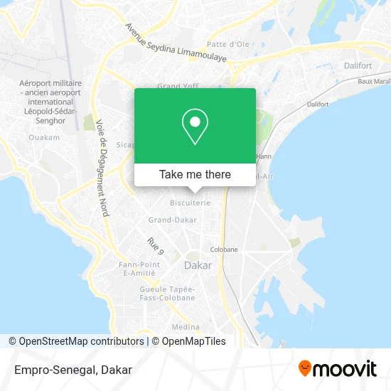Empro-Senegal map