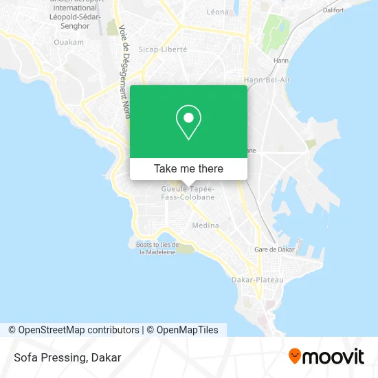 Sofa Pressing map