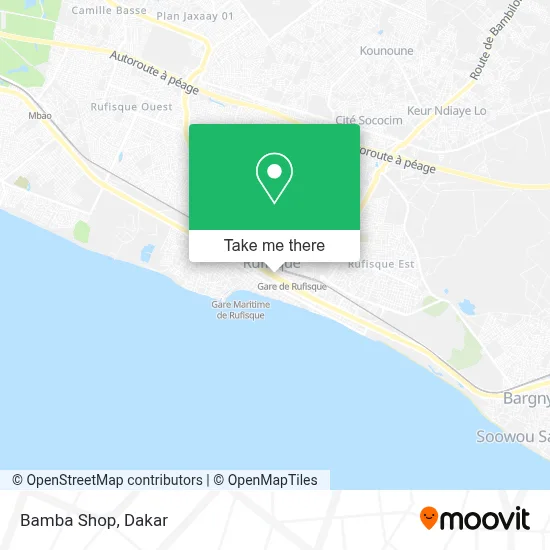 Bamba Shop map