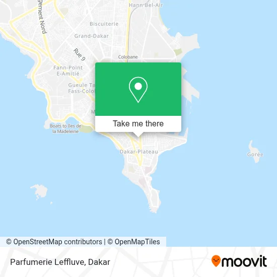 Parfumerie Leffluve map