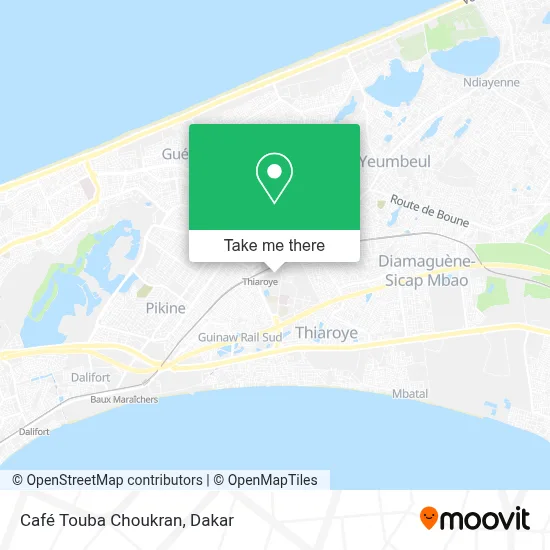 Café Touba Choukran map