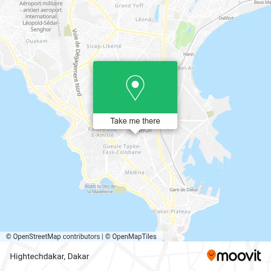 Hightechdakar map