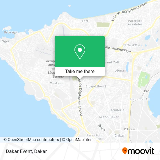 Dakar Event map