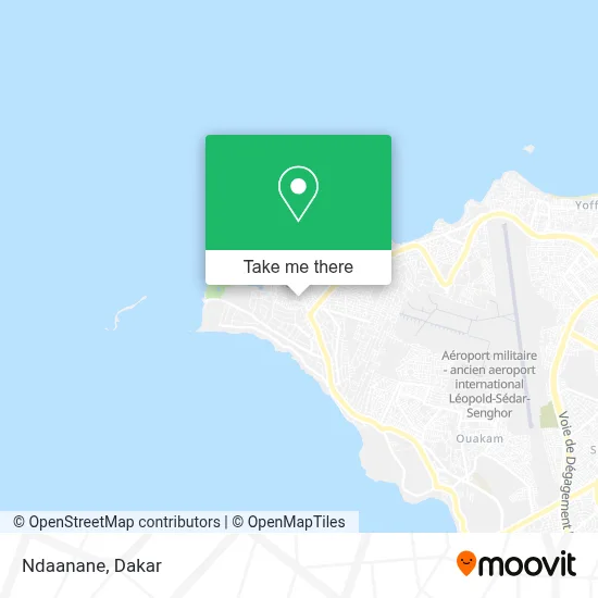 Ndaanane map