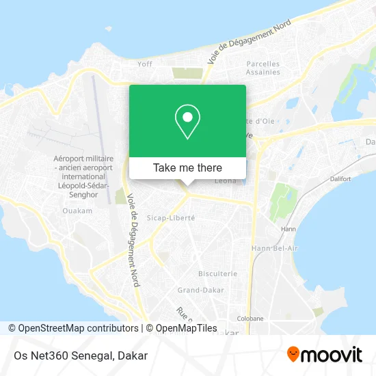 Os Net360 Senegal map