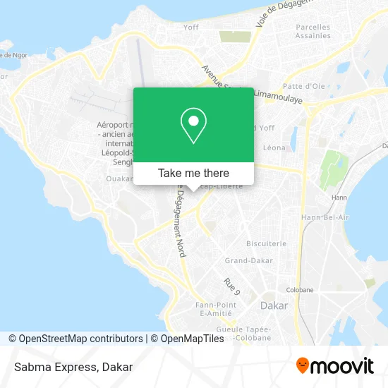 Sabma Express map