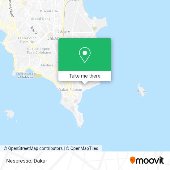 Nespresso map