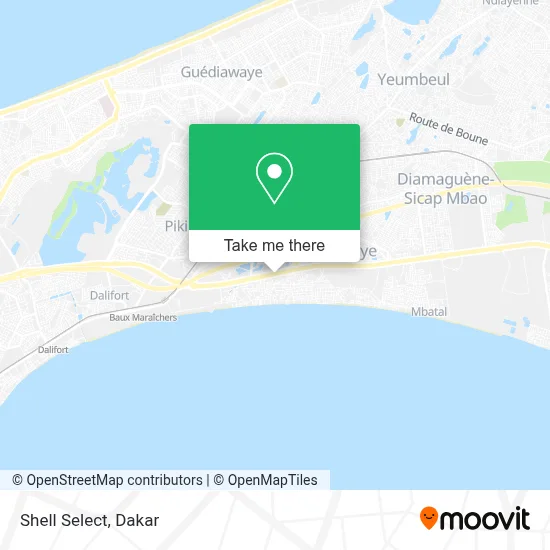 Shell Select map