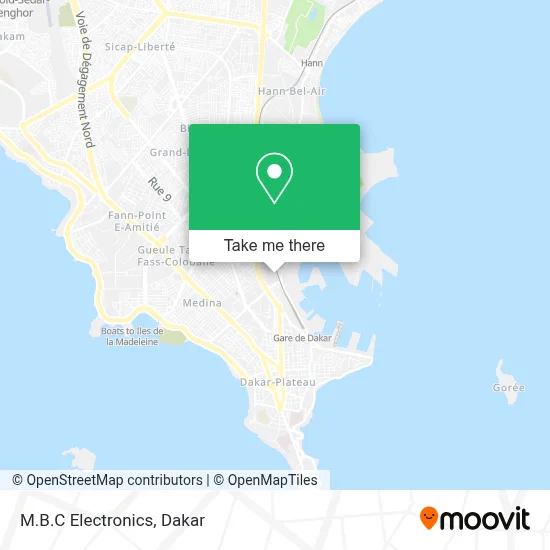 M.B.C Electronics map