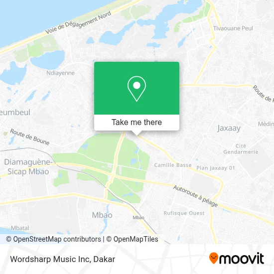 Wordsharp Music Inc map