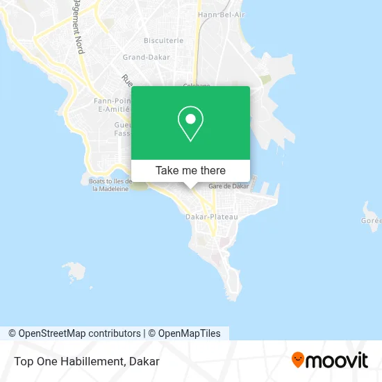 Top One Habillement map