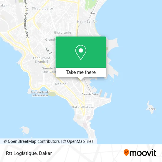 Rtt  Logistique map