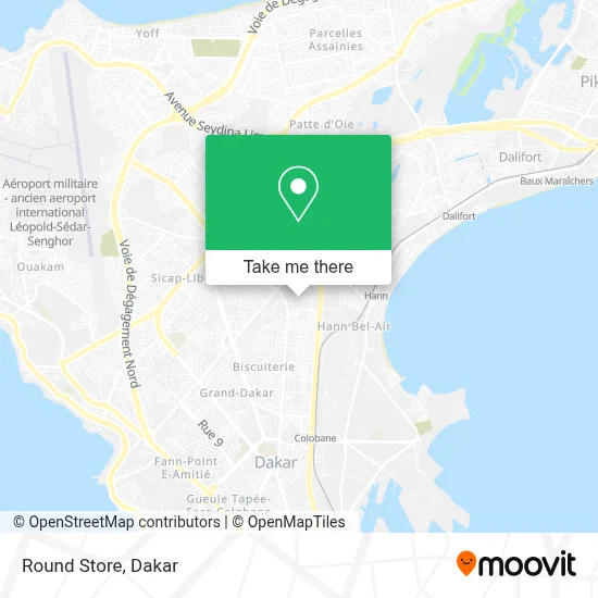 Round Store map
