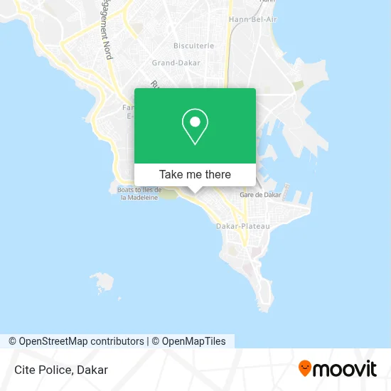 Cite Police map