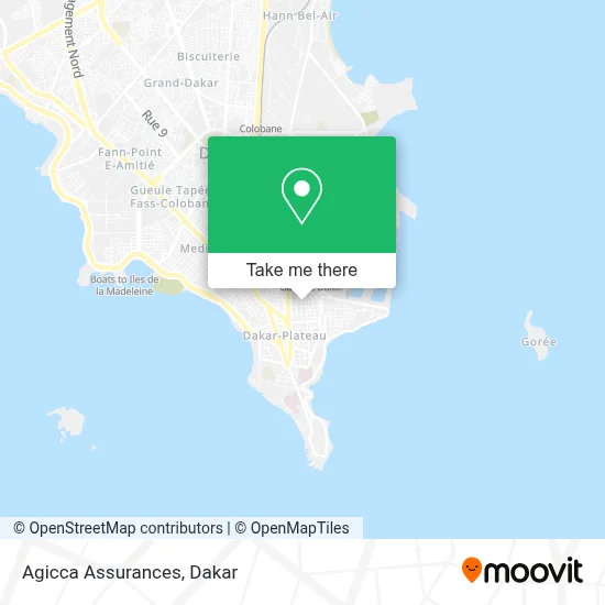Agicca Assurances map