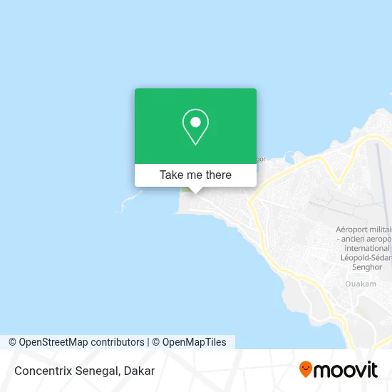 Concentrix Senegal map