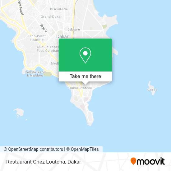 Restaurant Chez Loutcha map
