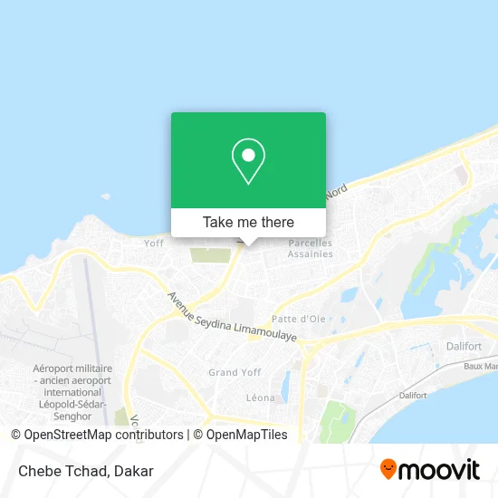 Chebe Tchad map