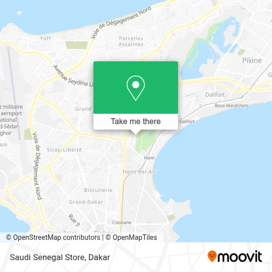 Saudi Senegal Store map