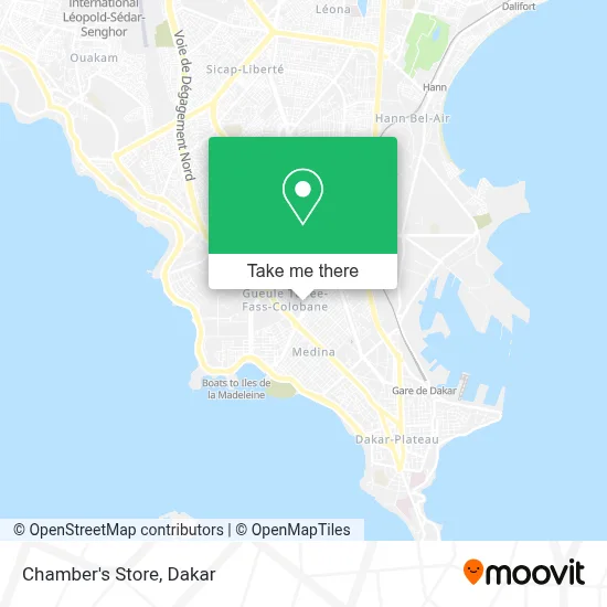 Chamber's Store map