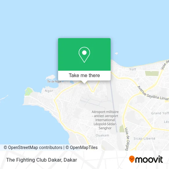 The Fighting Club Dakar map