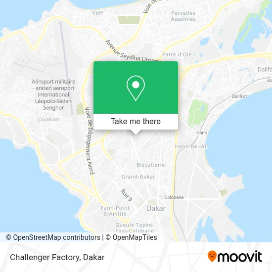 Challenger Factory map