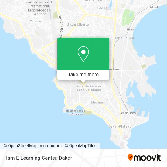 Iam E-Learning Center map