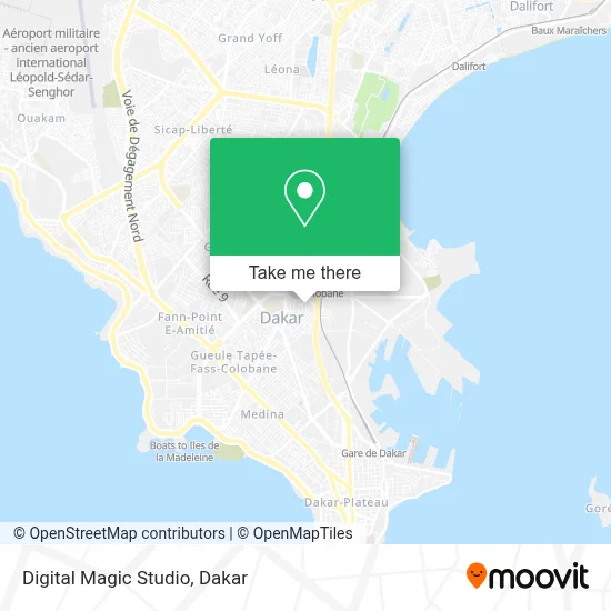 Digital Magic Studio map