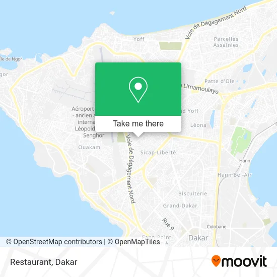Restaurant map