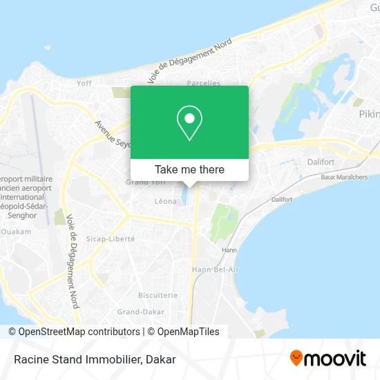 Racine Stand Immobilier map