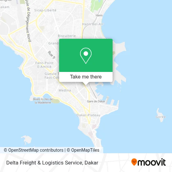 Delta Freight & Logistics Service map