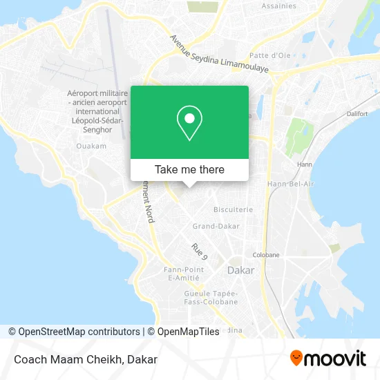 Coach Maam Cheikh map