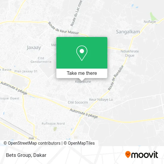 Bets Group map