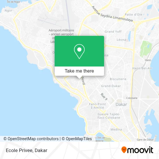 Ecole Privee map
