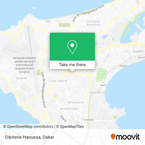 Dibiterie Haoussa map