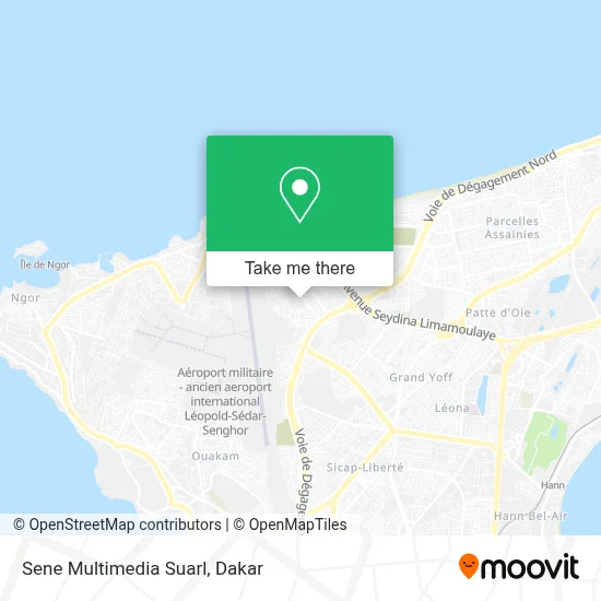 Sene Multimedia Suarl map