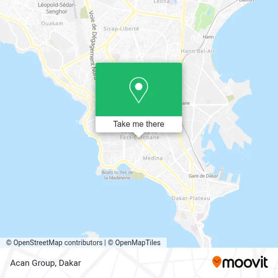 Acan Group map