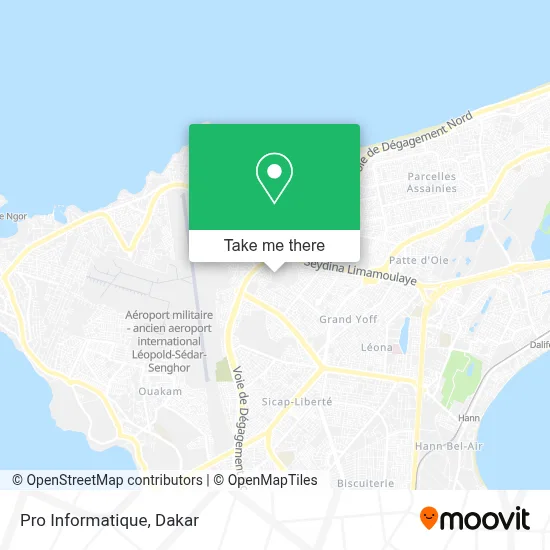 Pro Informatique map