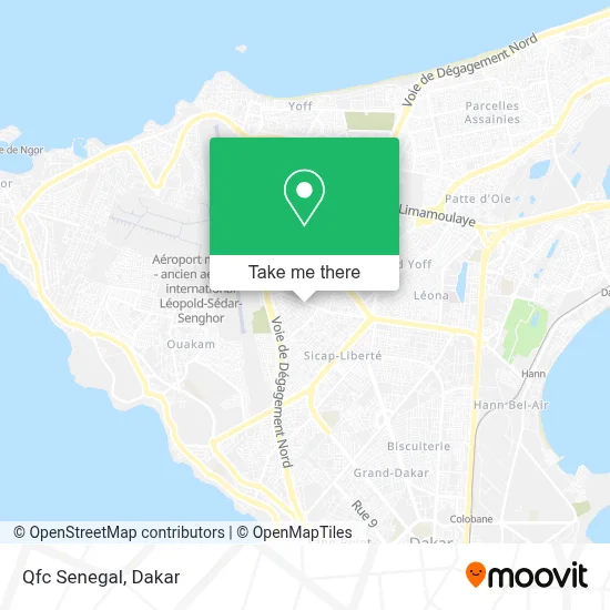 Qfc Senegal map