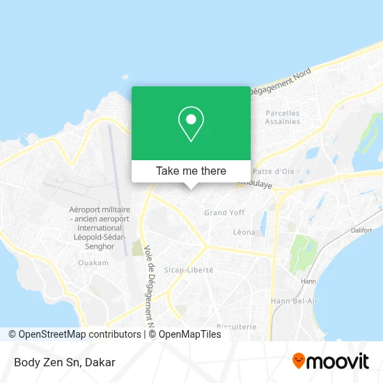 Body Zen Sn map