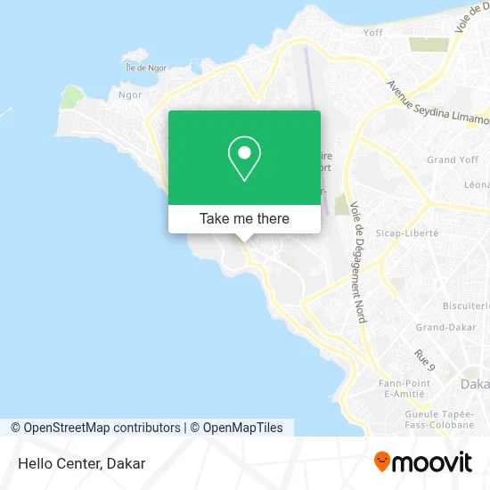 Hello Center map