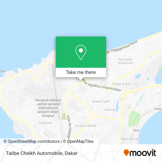 Talibe Cheikh Automobile map