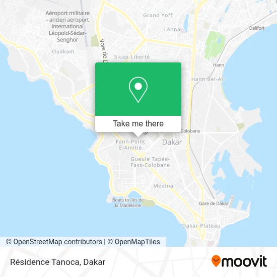 Résidence Tanoca map